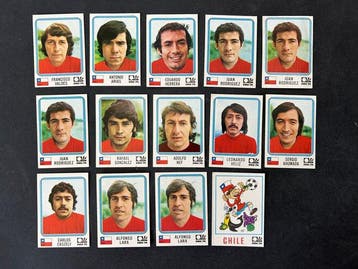 1974 Panini World Cup Munchen 74 Chile - 14 Sticker - Near, Nieuw