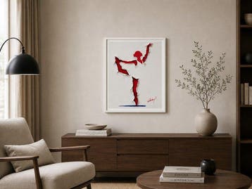 Henry Escobar - Danse ( Impression giclée Fine Art encadrée)
