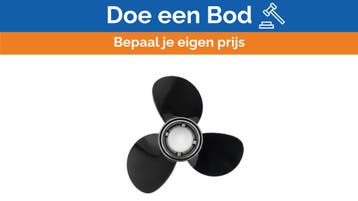 Bieden: Michigan Vortex 3-Blade Aluminium Propeller 14 x 10, Watersport en Boten, Ophalen of Verzenden, Nieuw