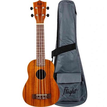 Flight NUS250 Soprano Ukulele met Gelamineerd Acacia Body,, Ophalen of Verzenden, Nieuw