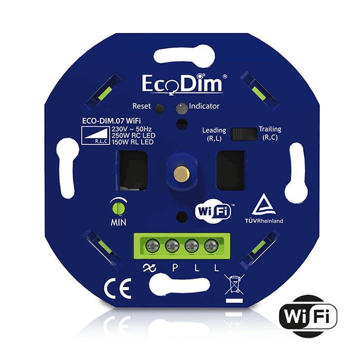 LED DIMMER WIFI | DRUK/DRAAI | 0-250W (RLC), Huis en Inrichting, Lampen | Overige