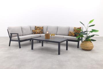 VDG Viento/Atlanta hoek loungeset (4-delig) - Royal, Verzenden, Nieuw, Overige materialen, Loungeset