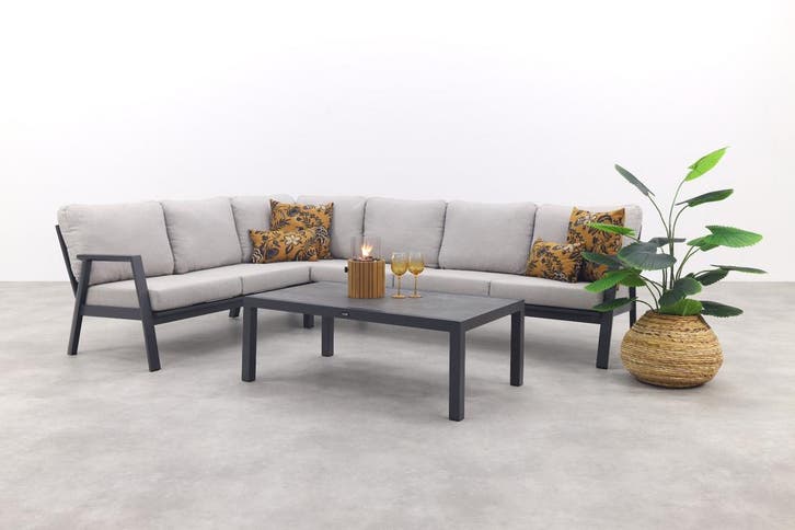 VDG Viento/Atlanta hoek loungeset (4-delig) - Royal, Tuin en Terras, Tuinsets en Loungesets, Loungeset, Nieuw, Overige materialen