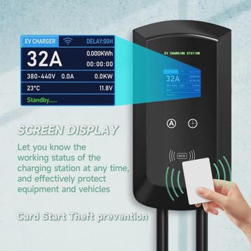 AFEEV 7.6/11/22kW 3-Fase EV Laadstation met Type 2 stekker,, Auto diversen, Laadpalen, Verzenden, Nieuw