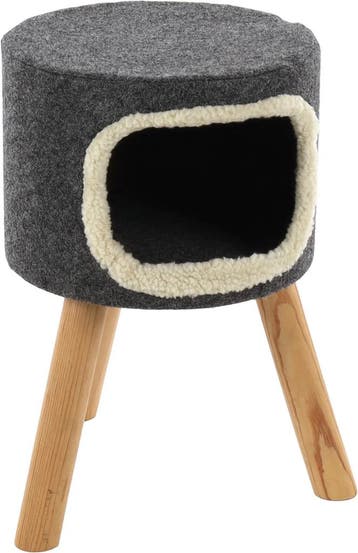 Kattenhuis Flamingo Nordic Grijs/Naturel/Wit – Scandinavi., Dieren en Toebehoren, Katten-accessoires, Verzenden, Nieuw
