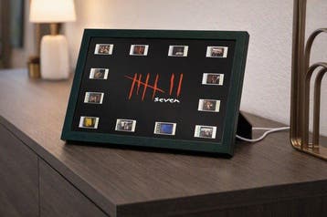 LightBoxFrame David Finchers Seven / Se7en 35mm filmmcels |, Nieuw