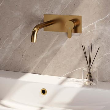 Brauer Gold Edition Inbouw Wastafelmengkraan met Gebogen, Ophalen of Verzenden, Nieuw