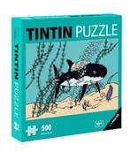 Kuifje Haaienduikboot Puzzel + Poster (500 stukken), Ophalen of Verzenden, Nieuw