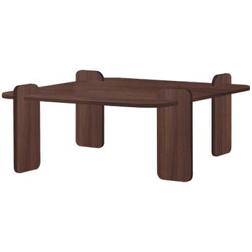 Evila Salontafel - Houtkleurig - Nieuw/Ongebruikt - Melamine, Nieuw, Scandinavisch, Ophalen of Verzenden, 100 tot 150 cm