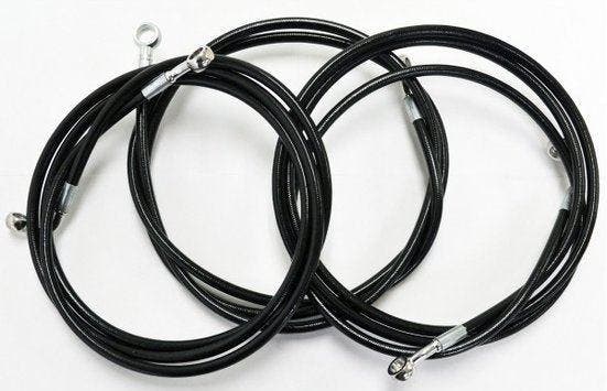 Remleiding | Op Maat Service | Zwart/RVS, Motoren, Onderdelen | Merk-onafhankelijk, Nieuw, Verzenden