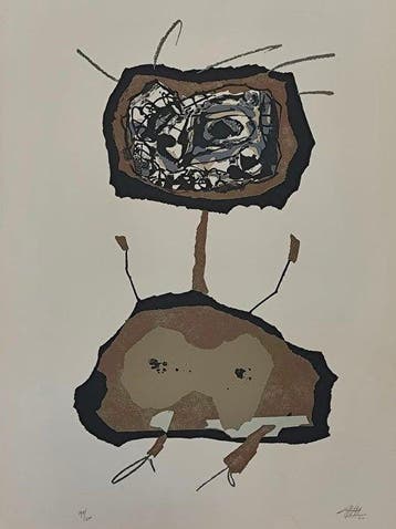 Antonio Saura (1930-1998) - Dama en tecnicolor II