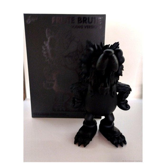 Kaws (1974) - Kaws Frute Brute (Version Kaws) Noir, Antiek en Kunst, Kunst | Designobjecten