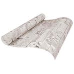 vidaXL 3D Steen Behang Crèmekleurig 10 x 0,53 m Non-Woven, Verzenden