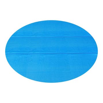 Zwembadafdekking Ferrarno zonnedoek rond PE blauw 549 cm [en, Tuin en Terras, Zwembad-toebehoren, Verzenden, Nieuw