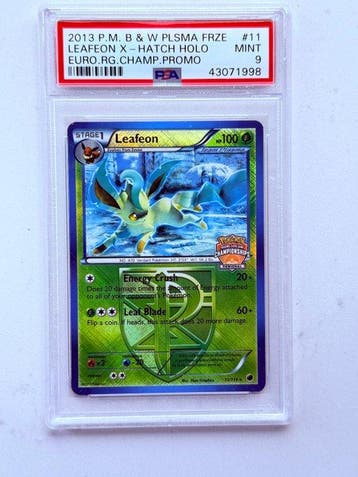 Pokémon - 1 Graded card - Leafeon 11 Promo card, Foil, Event, Nieuw