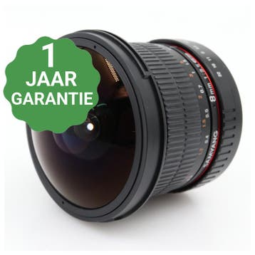 10% korting | Samyang 8mm f/3.5 Fisheye Canon CSII, Verzenden, Gebruikt