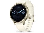 Garmin Venu 4 - Smartwatch - 41 mm AMOLED - Goud (Wit), Verzenden, Zo goed als nieuw, Garmin