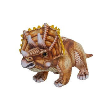 Nature Planet Triceratops knuffel - pluche - 30 cm, Verzenden, Nieuw