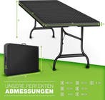 Tillvex® Inklapbare Tafel - Campingtafel - Klaptafel - 180x7, Caravans en Kamperen, Verzenden, Zo goed als nieuw