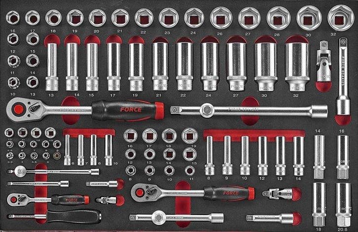 Foam 1/4 -3/8 -1/2 Socket Combination set 88pc, Auto diversen, Autogereedschap, Verzenden