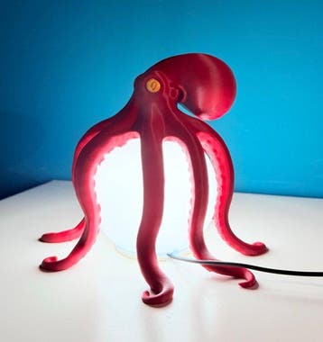 Tafellamp - Plastic - octopus