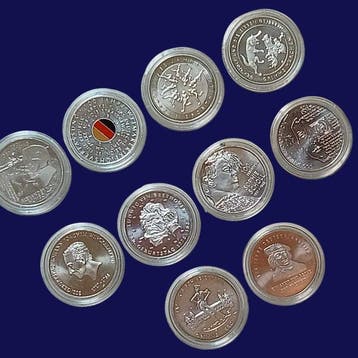 Duitsland. 20 Euro 2017/2021 (10 coins)