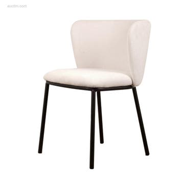 (6x) Design eetkamerstoel wit mandy-white, Huis en Inrichting, Nieuw