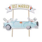 Mr & Mrs bruidstaart topping Running Groom hout, Hobby en Vrije tijd, Taarten en Cupcakes maken, Verzenden, Nieuw, Taarten, Versiering
