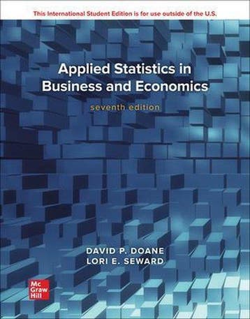 ISE Applied Statistics in Business and, 9781260597646, Verzenden, Zo goed als nieuw, HBO