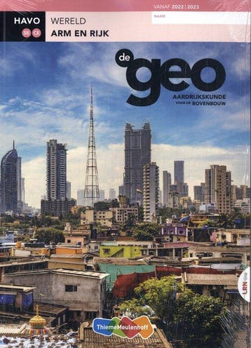 9789006955651 De Geo LRN-line (CE 2024) boek havo Arm en ..., Verzenden, Zo goed als nieuw
