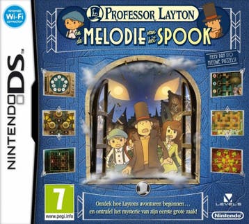 Professor Layton En de Melodie van het Spook (Nintendo DS), Spelcomputers en Games, Games | Nintendo DS, Verzenden, Gebruikt, Vanaf 3 jaar