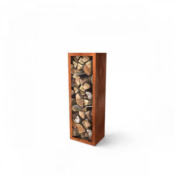 Geroba Egura C1 houtopslag 500x385x1500mm - Cortenstaal, Tuin en Terras, Verzenden, Nieuw