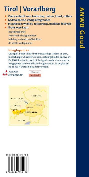 Tirol, Voralberg / ANWB goud - Maarten Mandos 9789018034108, Verzenden, Gelezen, Maarten Mandos