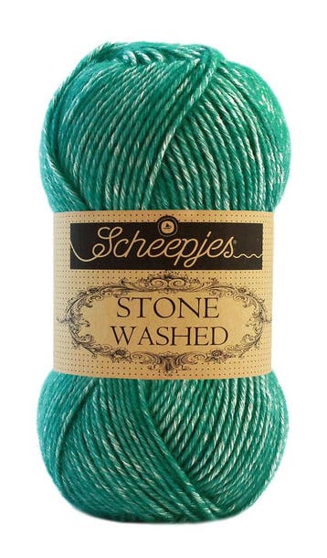 Scheepjes Stone Washed - 825 Malachite - Katoen-mix Garen, Ophalen of Verzenden, Nieuw