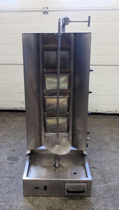 Doner Grill, motor onder met 4 branders, gas, Zakelijke goederen, Horeca | Keukenapparatuur, Gebruikt