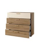 Ladekast Verdal - Eiken - 4 Lades, Verzenden, Nieuw