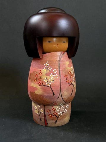 Japanse handgesneden en handbeschilderde creatieve, Antiek en Kunst