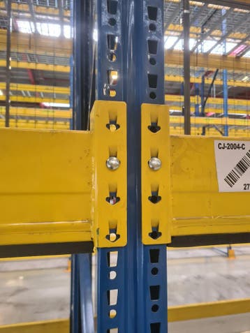 Palletstelling nedcon pr, gebruikt - Ligger Geel 3560x150x40, Ophalen of Verzenden