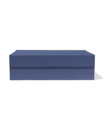 HEMA Doos met magnetische deksel A4 karton blauw, Verzenden, Nieuw