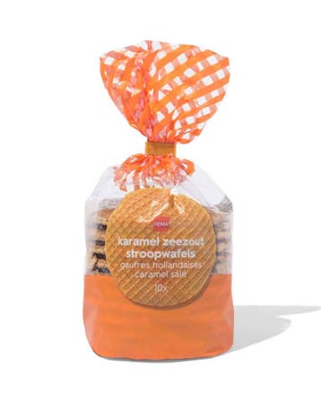 HEMA Stroopwafels karamel zeezout 400g, Diversen, Verzenden