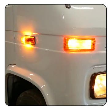 Knipperlicht Mercedes Dudo Dubbellucht Camper Bestelwagen, Auto-onderdelen, Verlichting, Ophalen of Verzenden, Nieuw, Oldtimer onderdelen