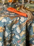 Exclusief tafelkleed bedrukt met Japanse geishas voor grote, Antiek en Kunst