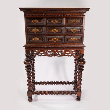 Kast op een standaard - Hout, Palissander
