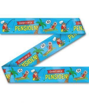 afzetlint pensioen, Hobby en Vrije tijd, Verzenden, Nieuw, Feestartikel