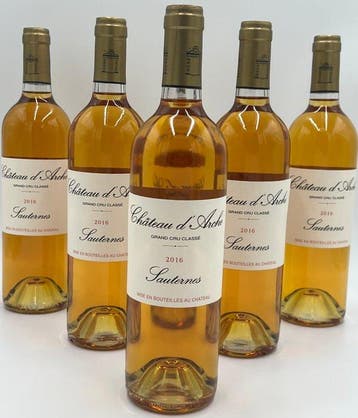 2016 Chateau dArche - Sauternes Grand Cru Classé - 6, Nieuw