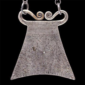 Zilver - Ketting met hanger - Hmong Silver Spirit Lock