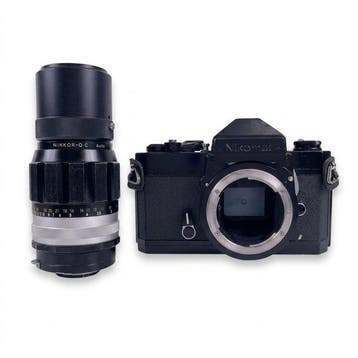 Nikon Nikomat FT2 35mm SLR Film Camera & Nikkor-Q.C Auto, Nieuw