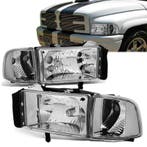 SK-Import Koplampen Factory Style Chrome Housing Dodge Ram, Ophalen of Verzenden, Nieuw, Dodge