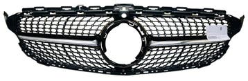 Grill A2058881200 Mercedes C class AMG Chrome Black, Verzenden, Nieuw, Mercedes-Benz