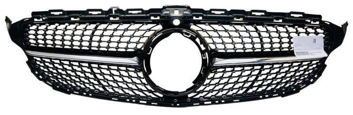 Grill A2058881200 Mercedes C class AMG Chrome Black, Auto-onderdelen, Motor en Toebehoren, Nieuw, Mercedes-Benz, Verzenden